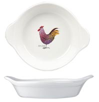 Handled Dish round ovenproof